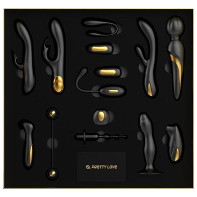 Coffret Sextoys Luxe Silicone Or 18 Carats