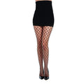 Collant Large Maille Losange Nylon Spandex