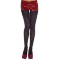 Collant Noir Opaque Brillant Pour Soirée