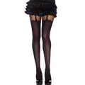 Collant Opaque Noir Fantaisie