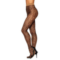 Collants Bicolores Motif Léopard Avec Ceinture Élastique