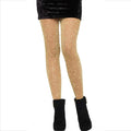 Collants Dorés Transparents Pour Soirées Élégantes