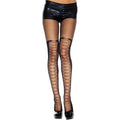 Collants Laçage Croisé Couleur Chair Et Noir