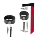 Collier Bdsm En Néoprène Noir Confortable