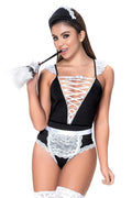 Costume Femme De Ménage Sexy Avec Dentelle