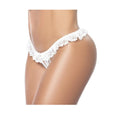 Culotte Dentelle Sexy Ouverte Blanche Élégante
