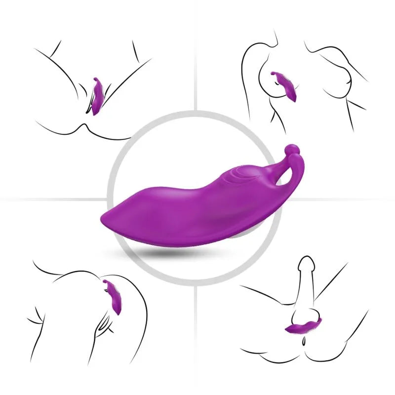 Culotte Vibrante Silicone Étanche Rechargeable