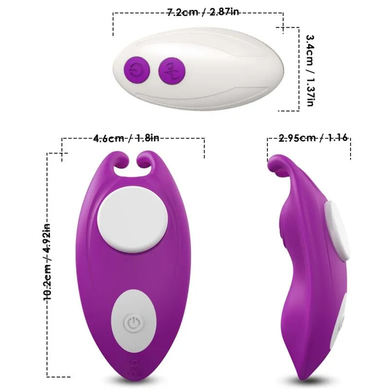 Culotte Vibrante Silicone Étanche Rechargeable