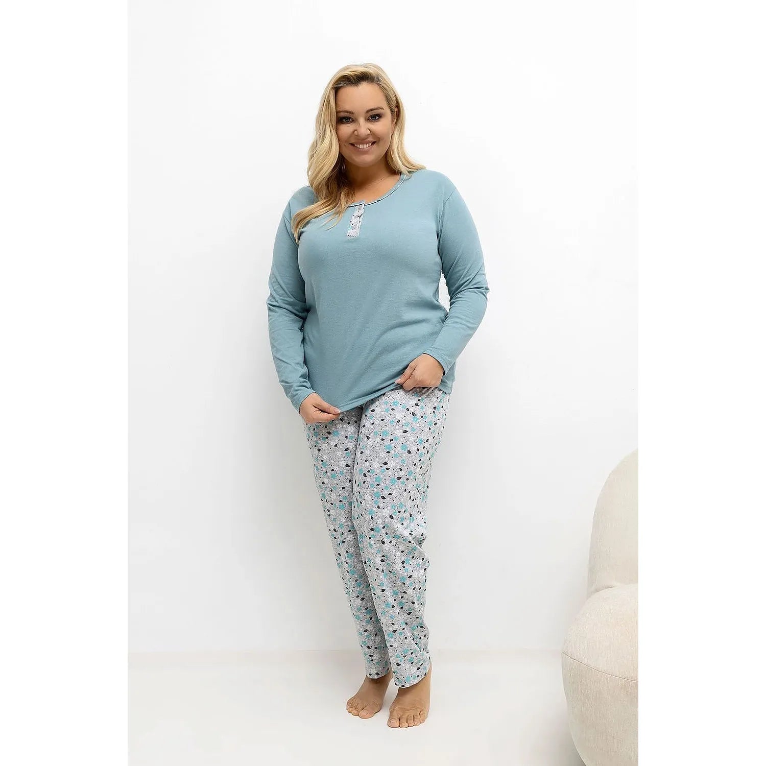  Pyjama Taille Plus model 221183 Forever Pink 