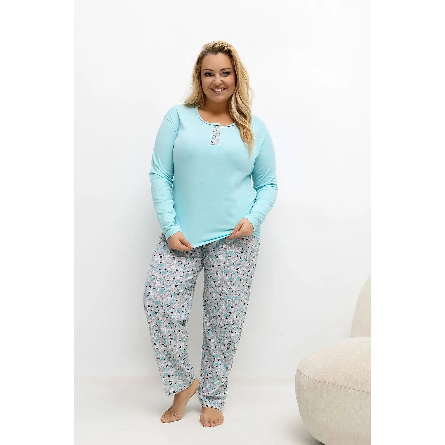  Pyjama Taille Plus model 221184 Forever Pink 