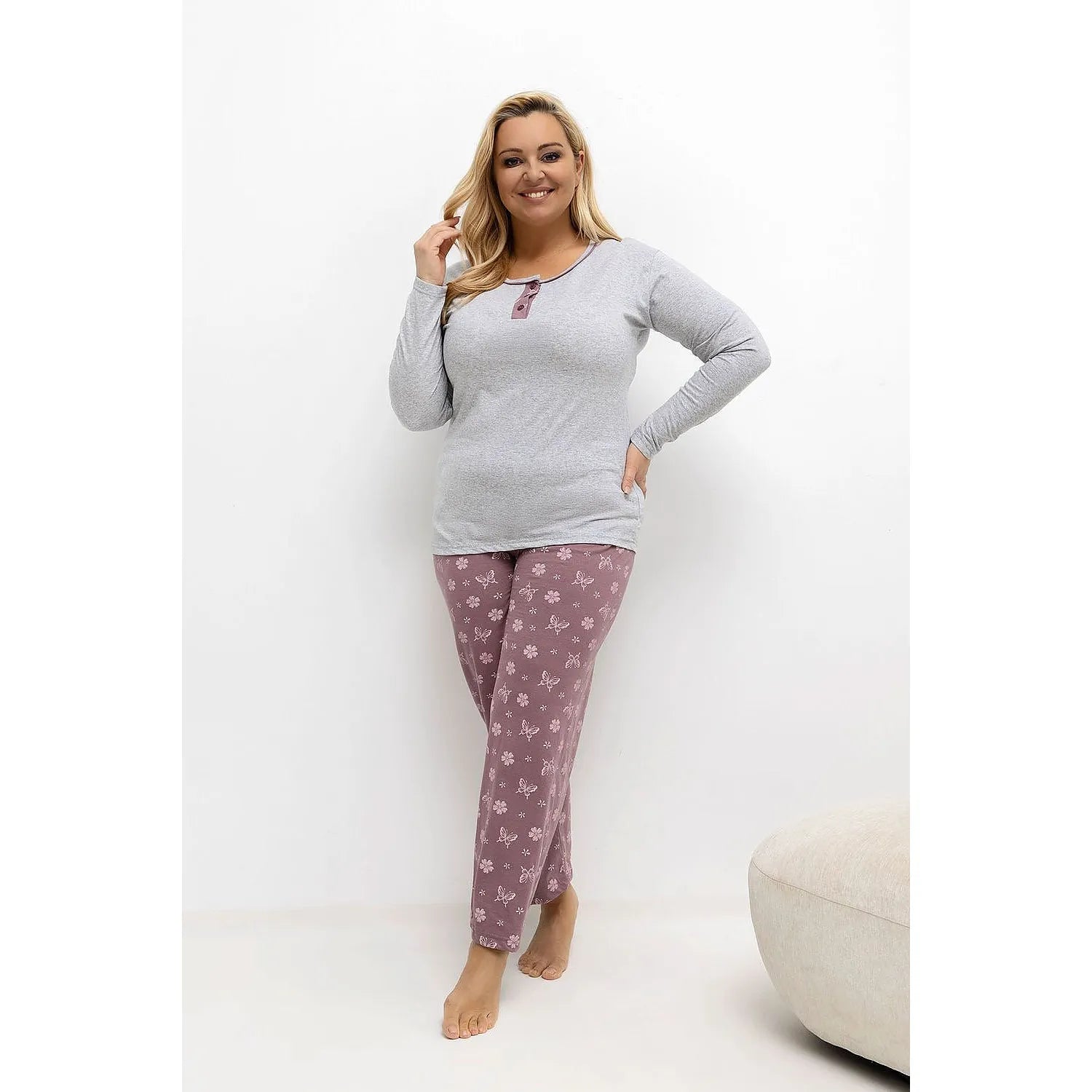  Pyjama Taille Plus model 221187 Forever Pink 