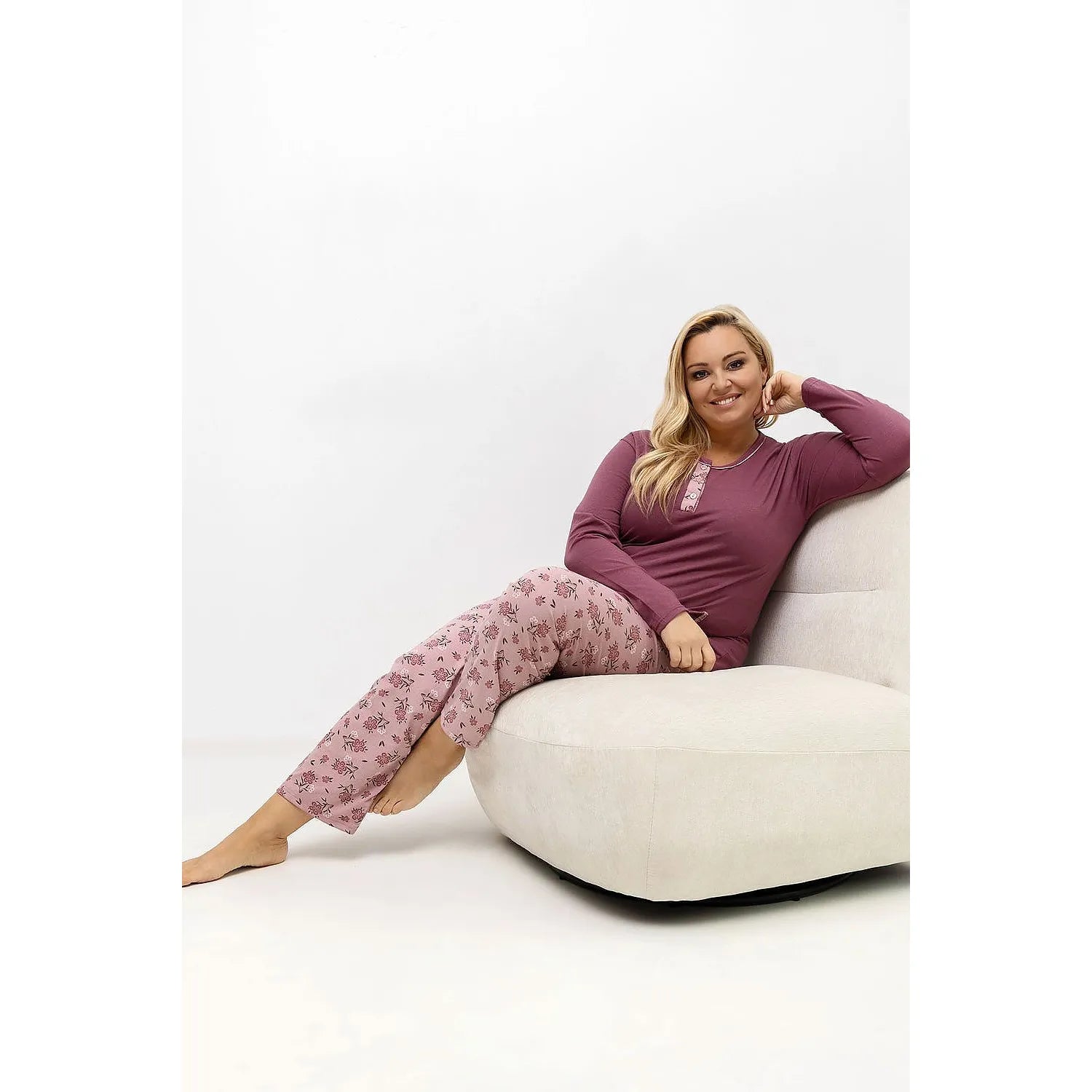  Pyjama Taille Plus model 221191 Forever Pink 