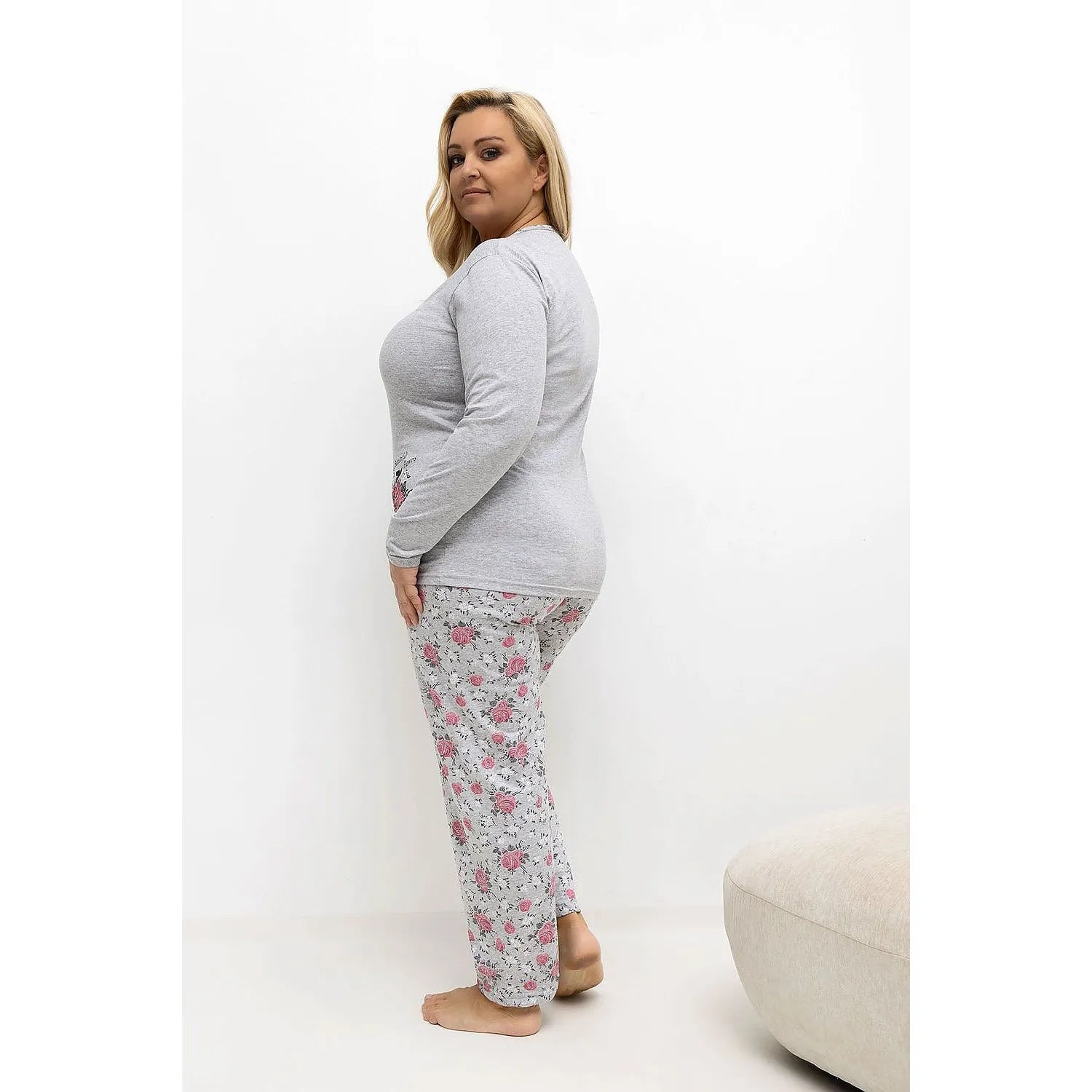  Pyjama Taille Plus model 221194 Forever Pink 