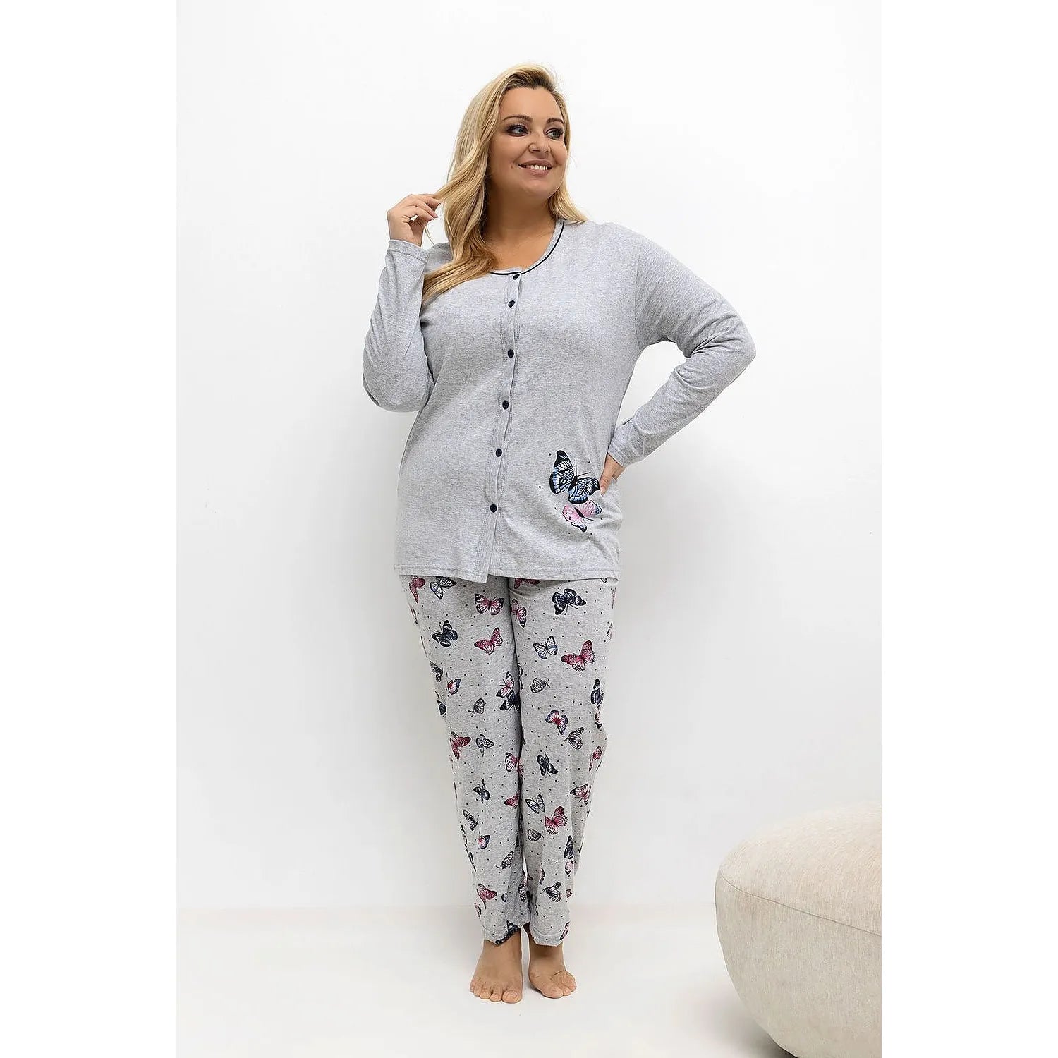  Pyjama Taille Plus model 221199 Forever Pink 