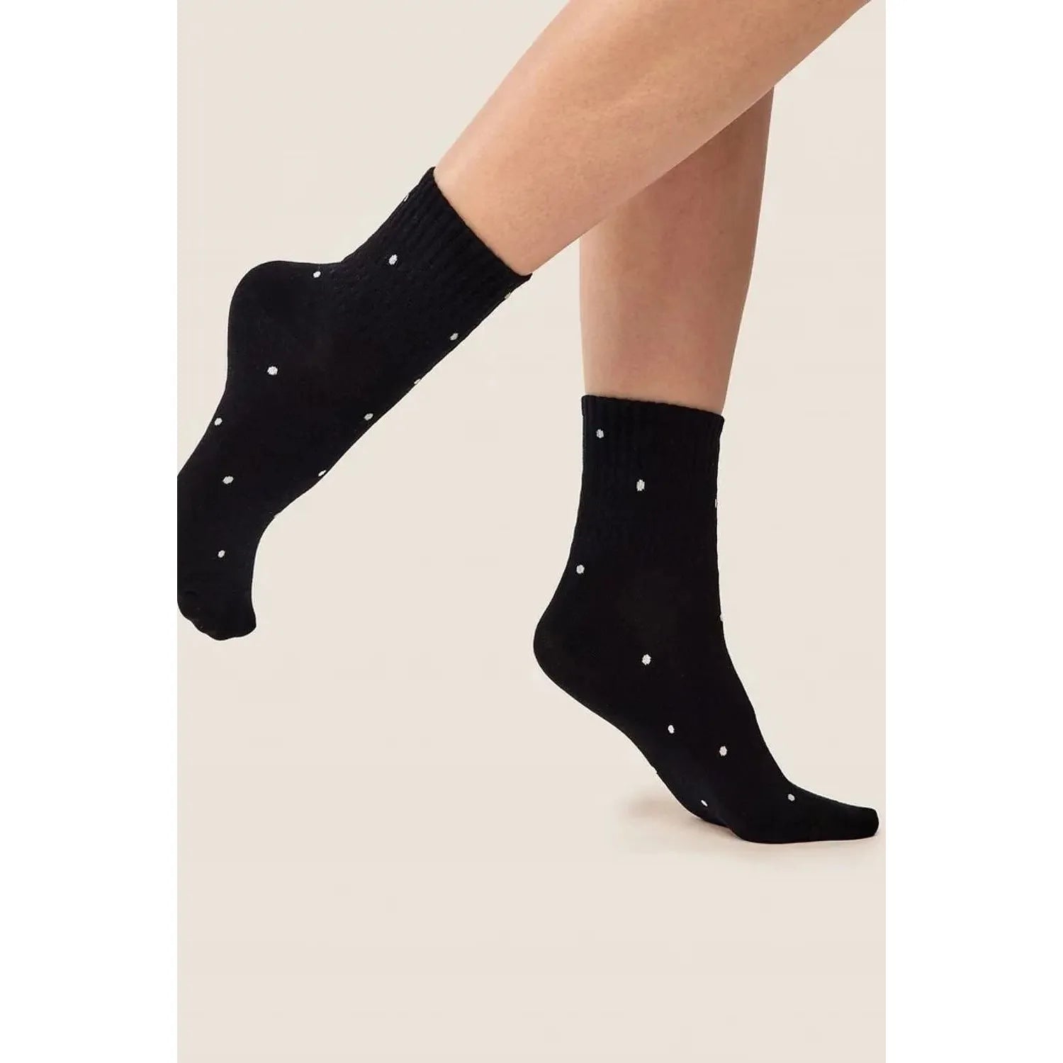 Chaussettes hautes confort coton bord côtelé ajustement stabilité Gabriella