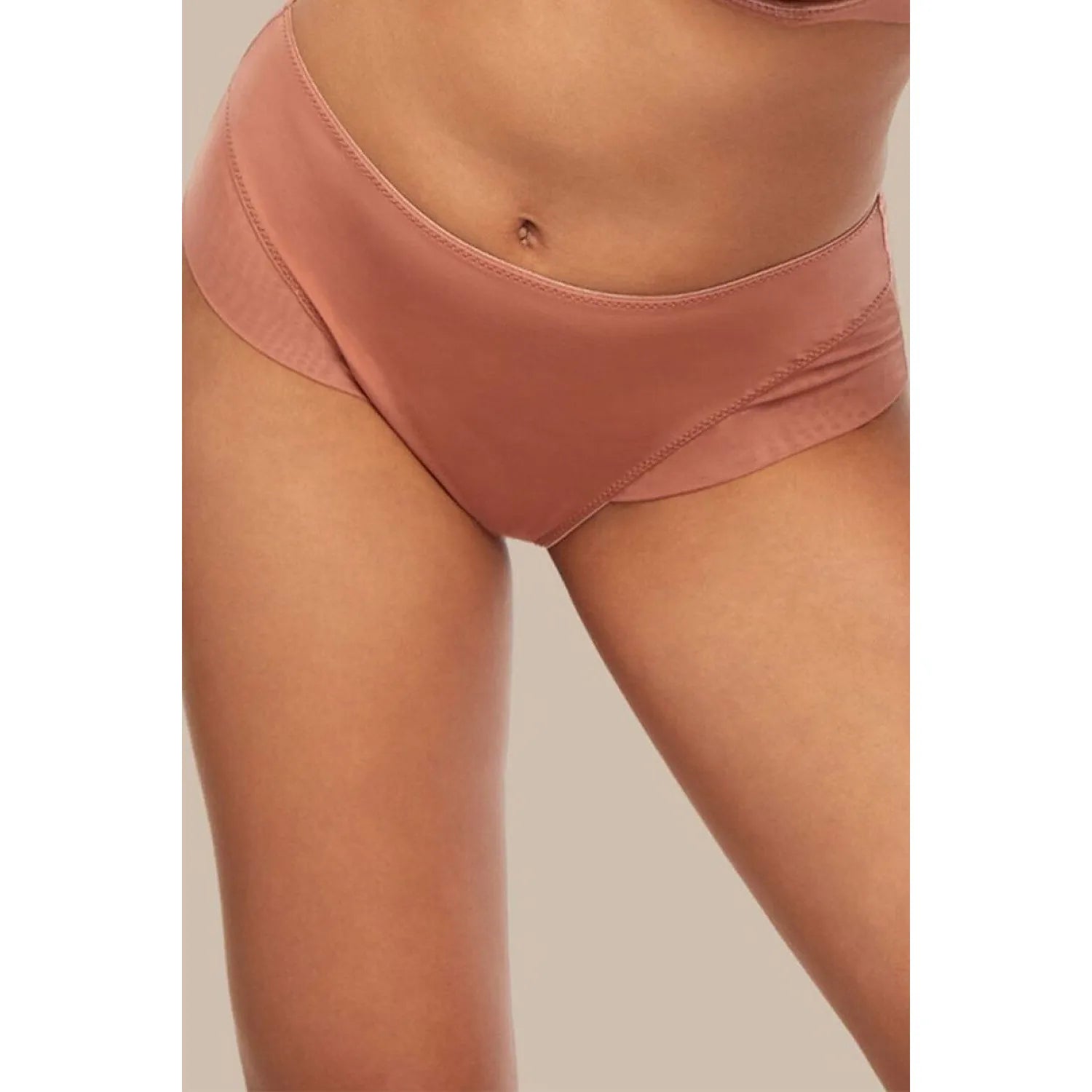 Culottes taille haute confort rose foncé modelage silhouette Kinga P-861/2