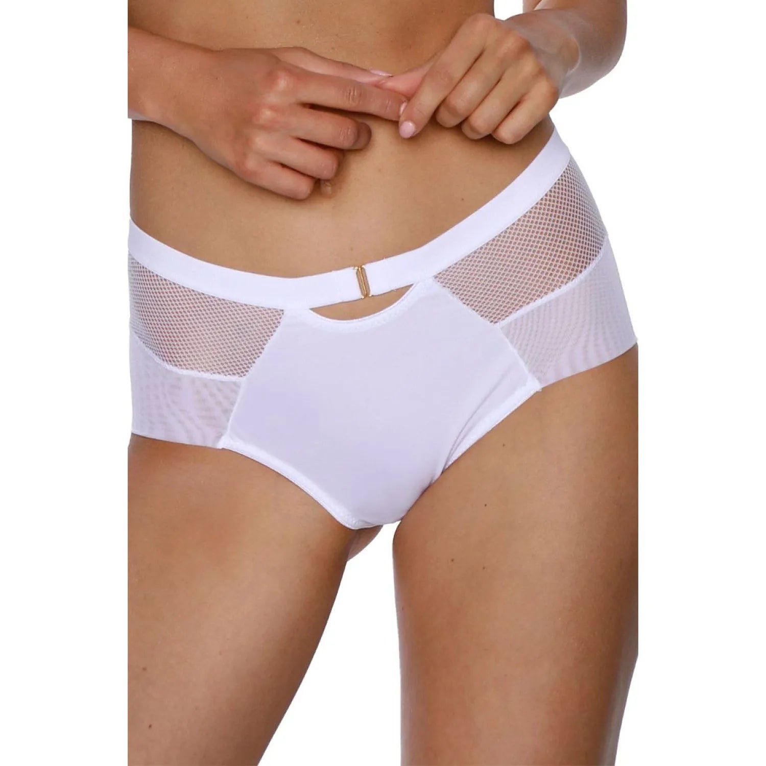 Culottes taille haute dentelle tulle confort chic Lara Kinga