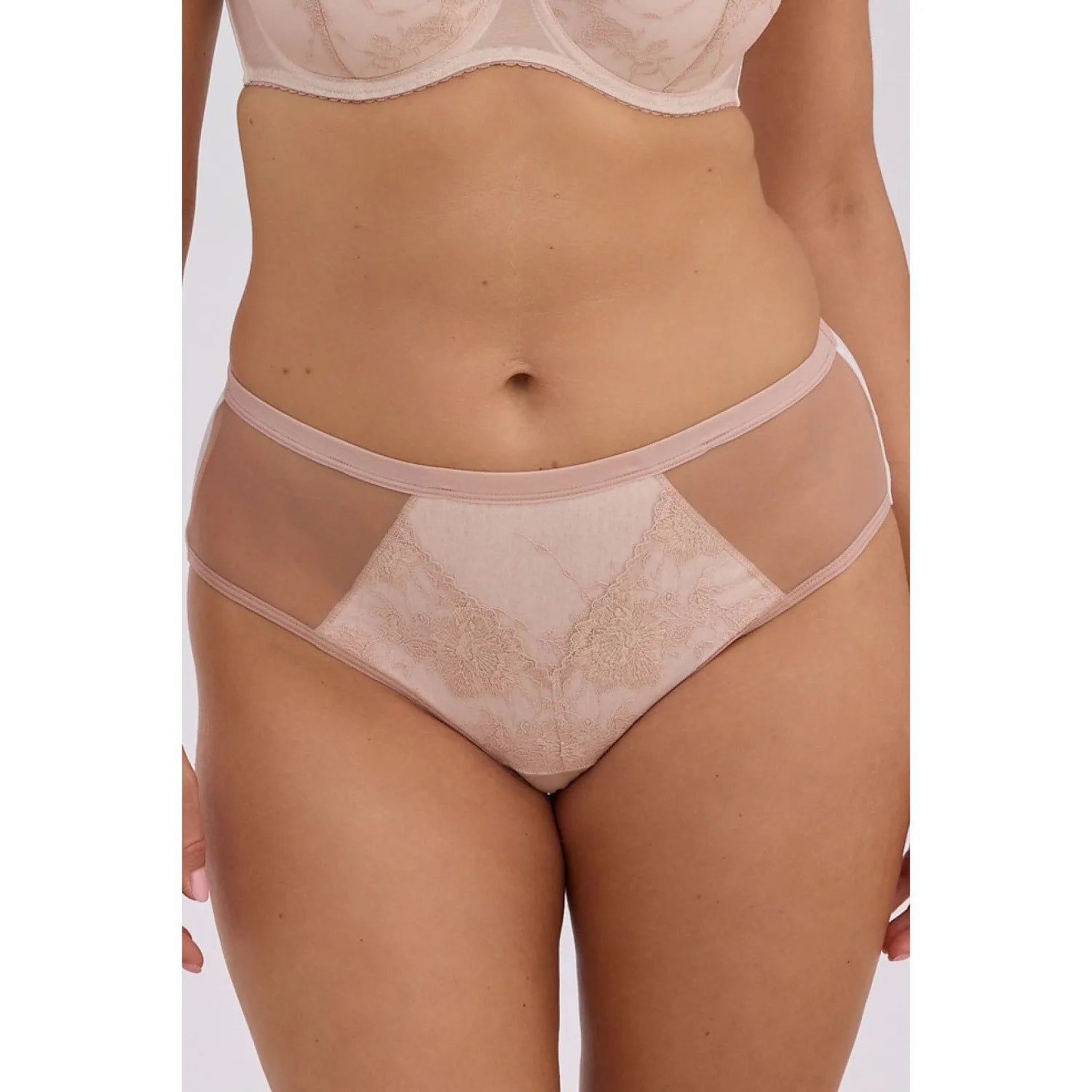 Culottes taille haute dentelle microfibre confort quotidien Carolina 1352P