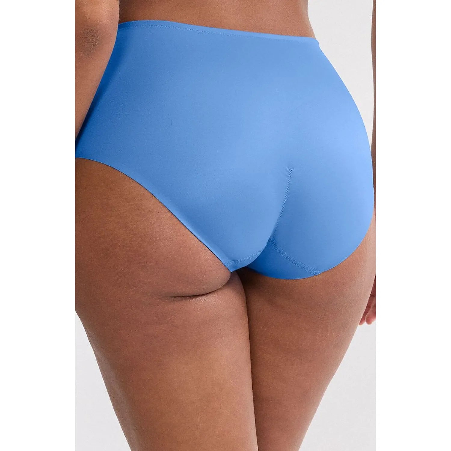 Culottes maxi bleues Triumph True Shape Sensation, taille haute, effet amincissant, tissu LYCRA, finition lisse.