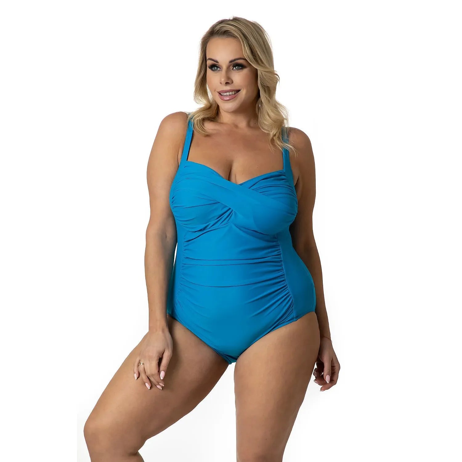 Costume bain une pièce amincissant Plus Size Lycra confort grande taille