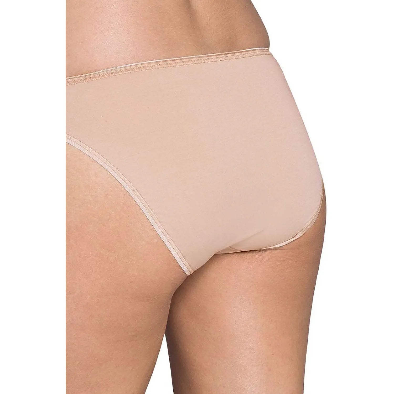 Culotte femme Sloggi Feel Sensational Tai beige, microcoton respirant, coupe tai classique, confort et élégance.