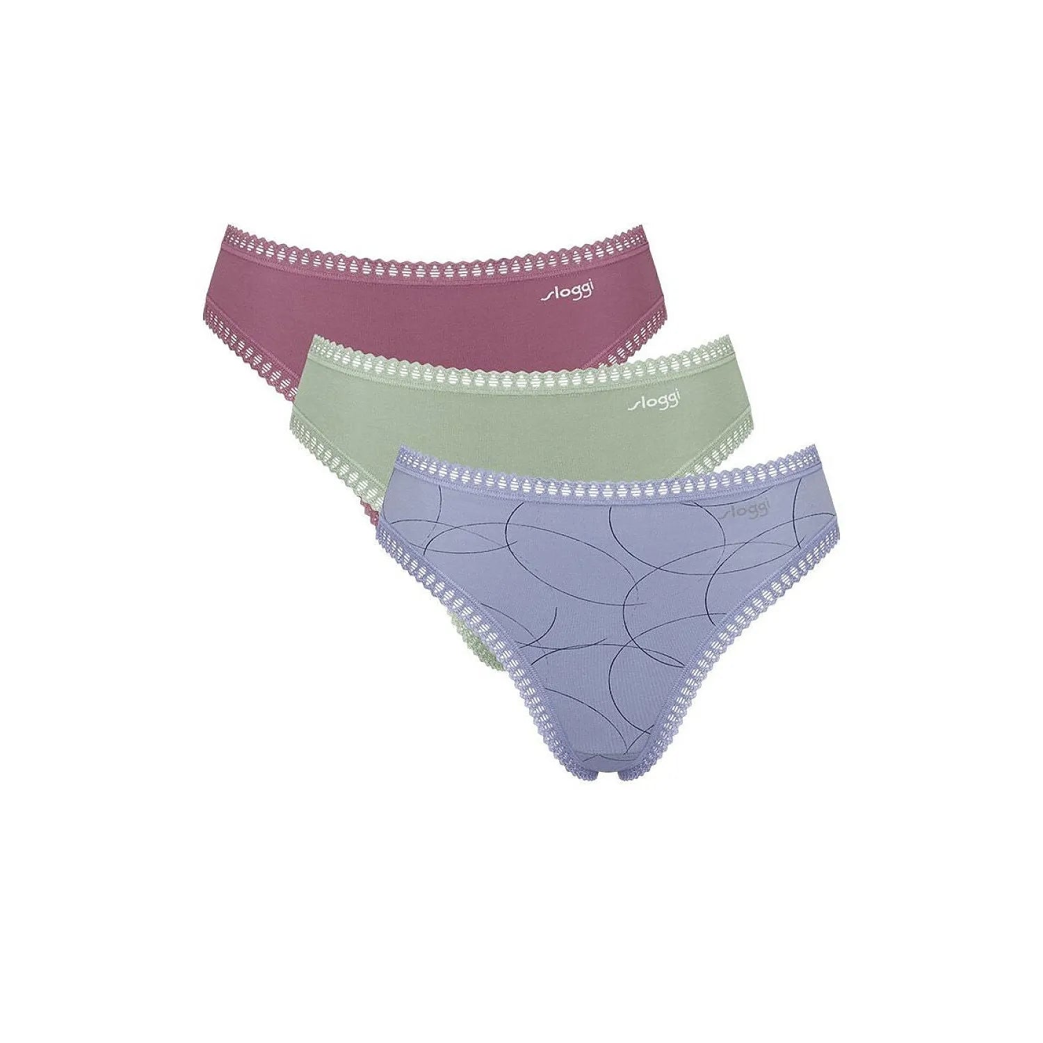 ensemble culottes coton biologique respirant dentelle romantique femmes Sloggi