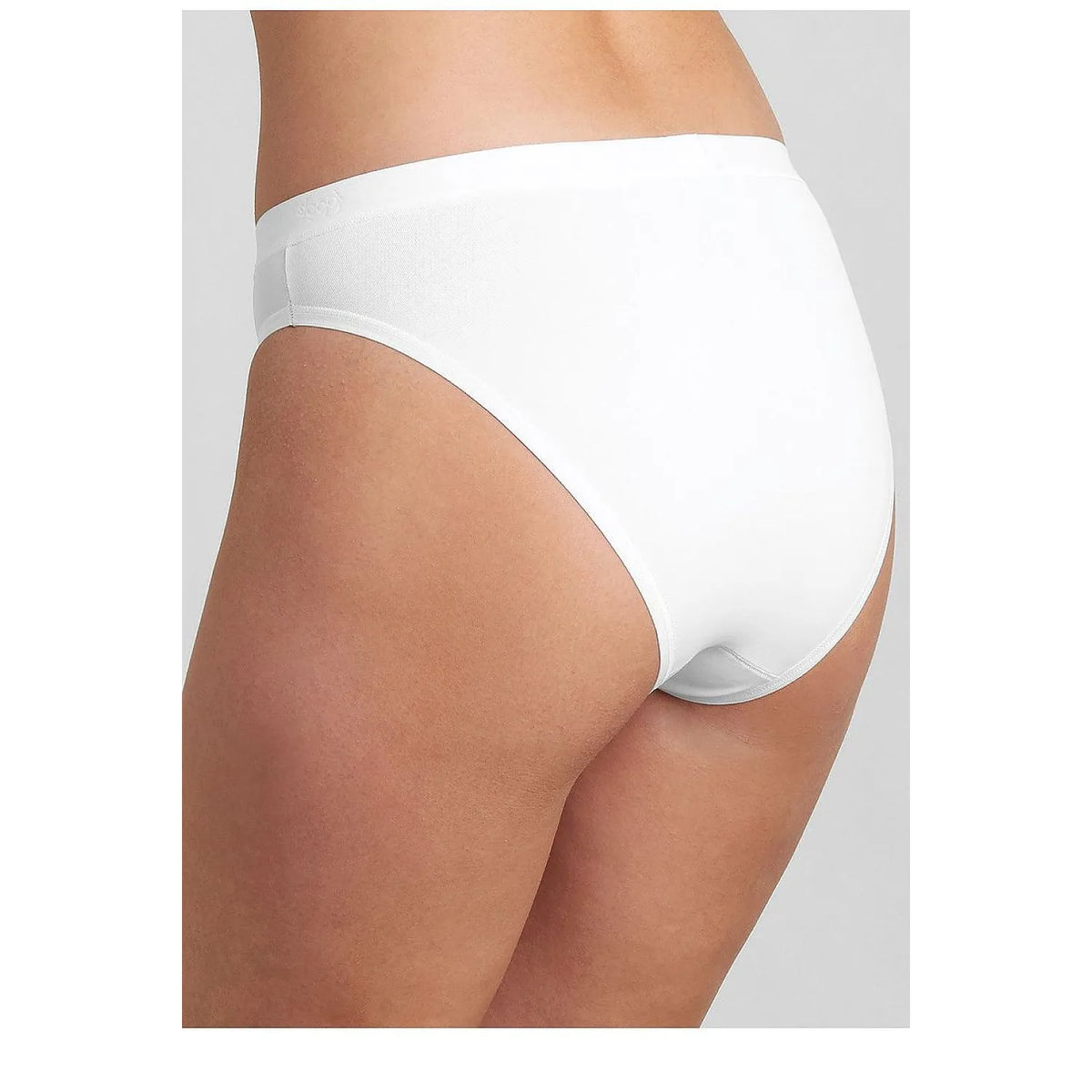 Culotte blanche Sloggi Sensual Fresh Tai, coupe classique, élasthanne, ajustement parfait, confort quotidien.