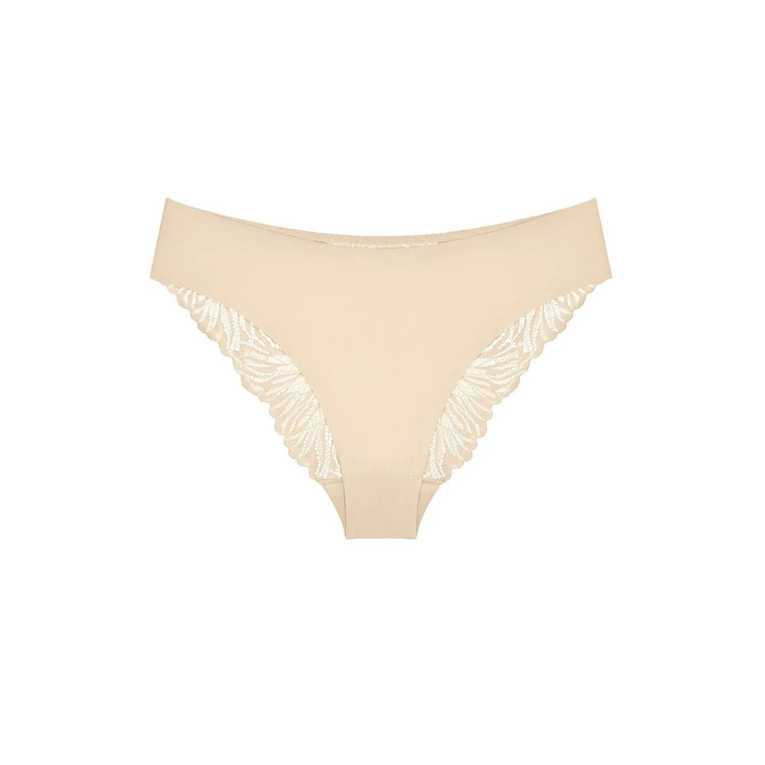 Culotte beige Triumph 230008 en microfibre douce, coupe Tai, sans couture, détails élégants, confort optimal.