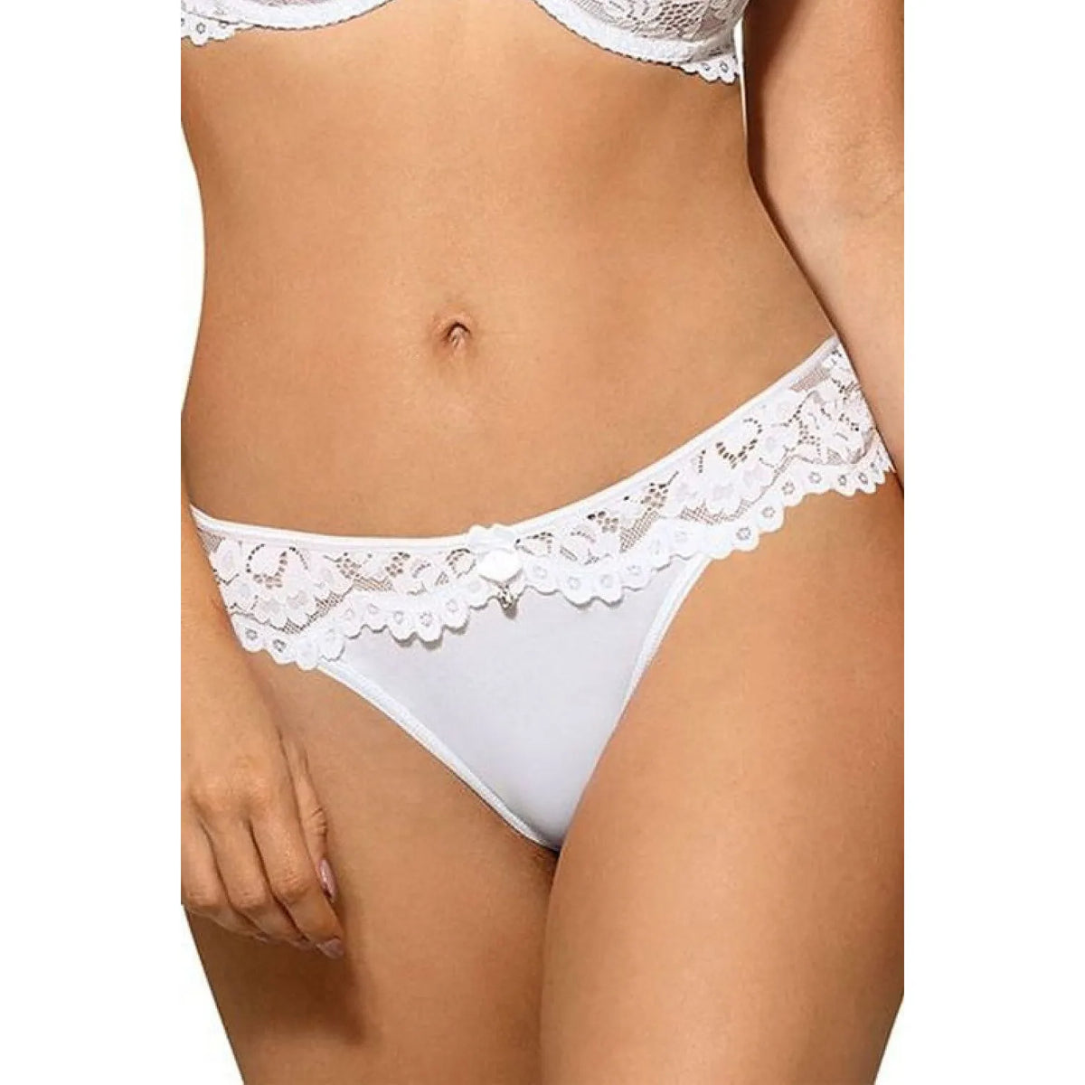 Culottes dentelle romantique féminine Newia panty confort détail bijou