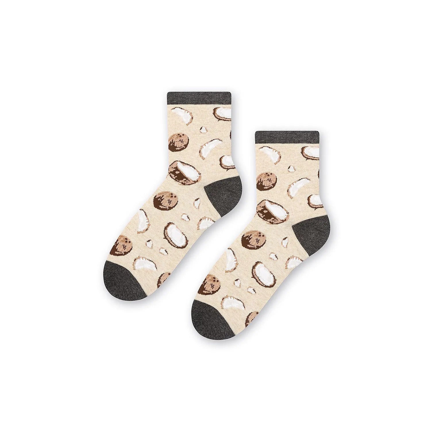 Chaussettes cheville coton noix de coco confort femme style quotidien