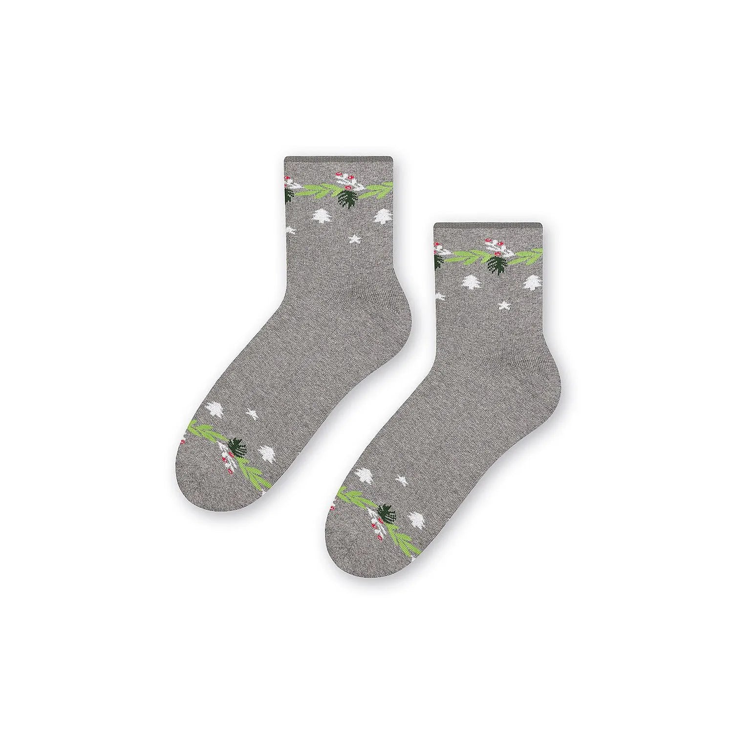 Chaussettes coton éponge motifs Noël hiver femmes chaudes Steven 173261