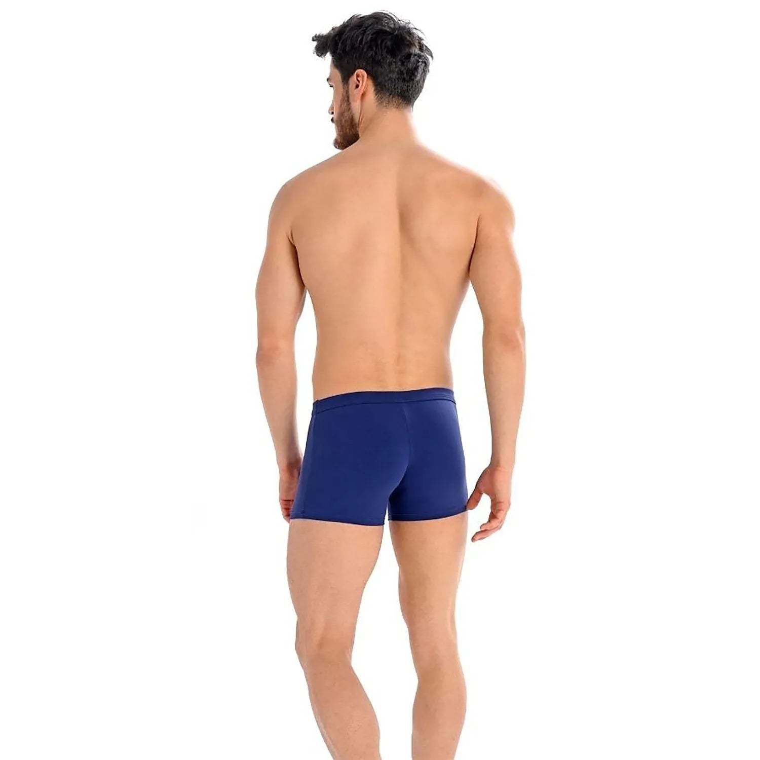 Boxer homme denim Teyli 182975, coton doux, jambes courtes, élastique Lycra pour confort et ajustement parfait.