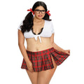 Déguisement Sexy Étudiante Grande Taille Dentelle