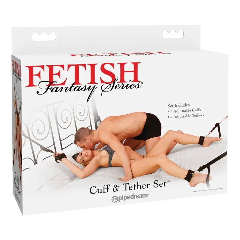 Ensemble Bdsm Poignets Et Attaches Ajustables