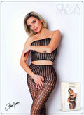 Ensemble Deux Pièces Résille Extensible Glamour
