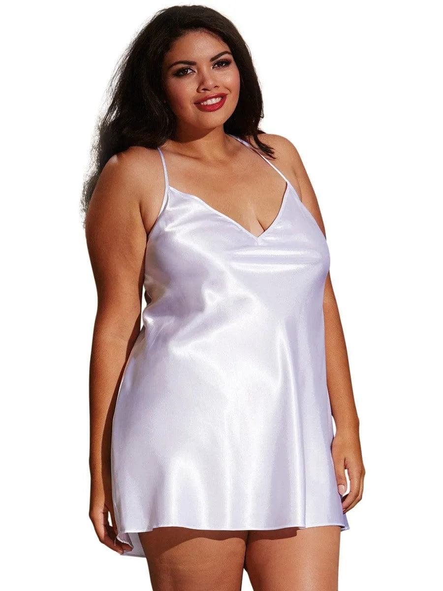 Ensemble Kimono Nuisette Satin Pour Femme