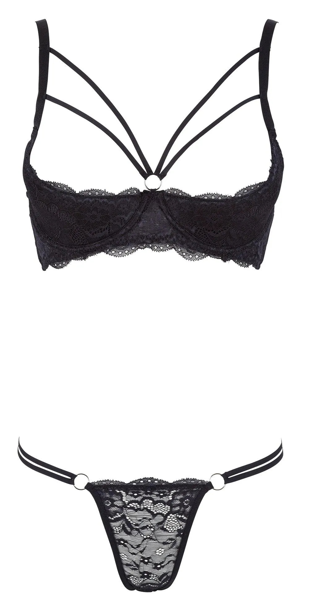Ensemble Lingerie Demi-Seins Dentelle Cottelli