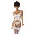 Ensemble Lingerie Nuptiale Dentelle Blanche