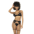 Ensemble Lingerie Rock And Roll Effet Cuir