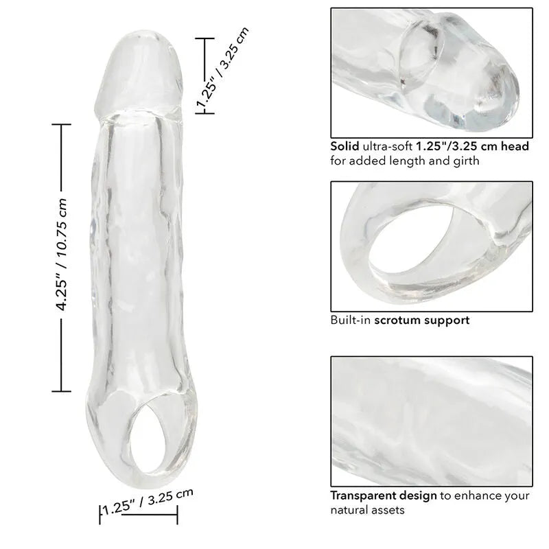 Extension Godemichet Transparente Performance Maxx 5,5