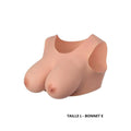 Fausse Poitrine En Silicone Réaliste Hypoallergénique Taille E