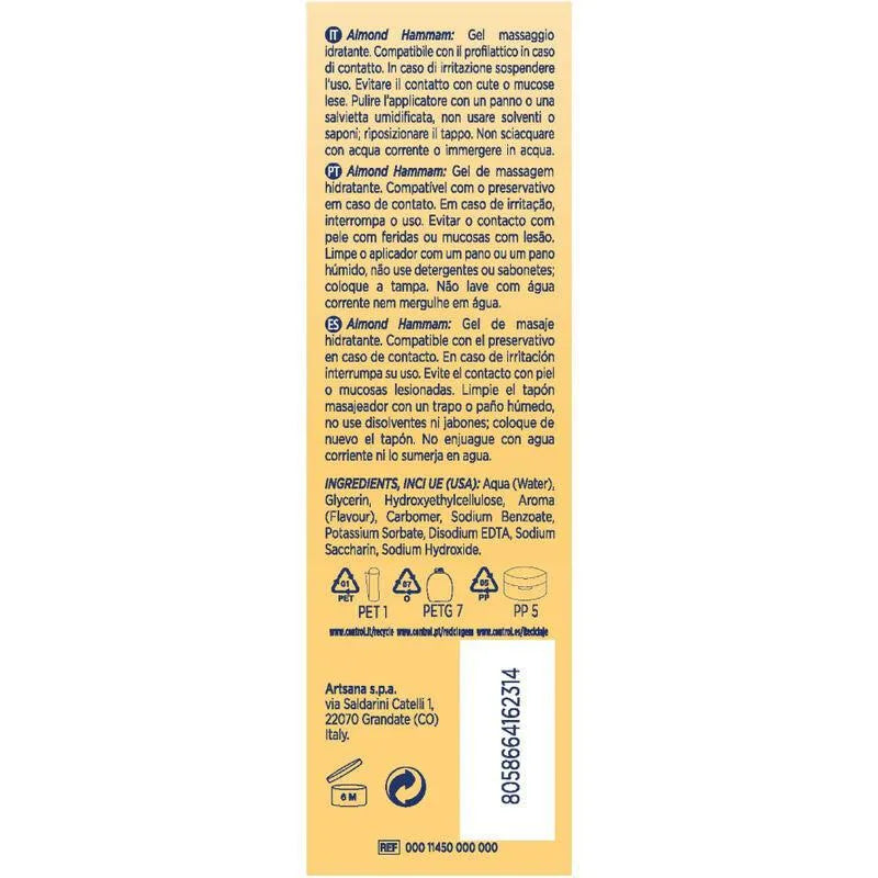 Gel De Massage Hydratant Lait D'Amande