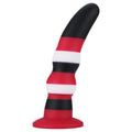 gode ventouse silicone hypoallergénique doux lisse formes généreuses stimulation vaginale anale fixation surfaces lisses longueur 19cm diametre 35 millimetres