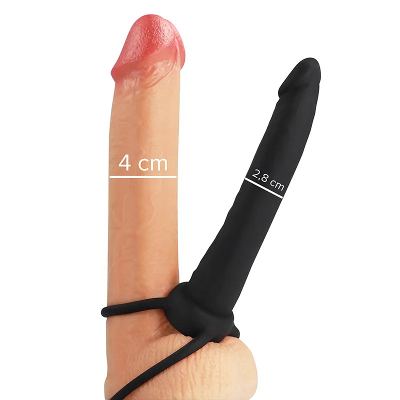 Gode Anal En Silicone Noir Luxe