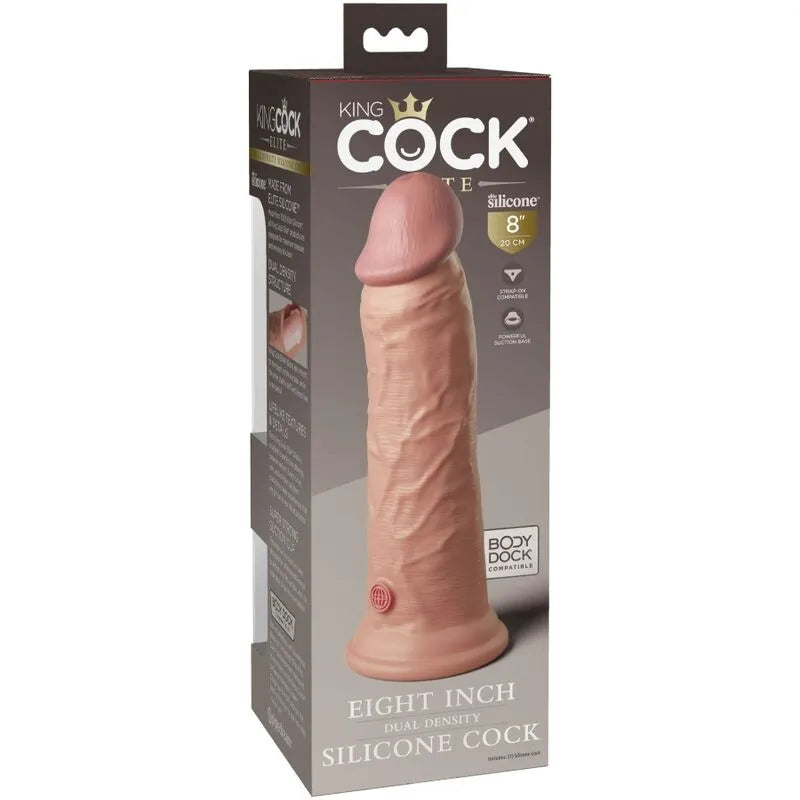 Gode En Silicone Double Densité King Cock Elite