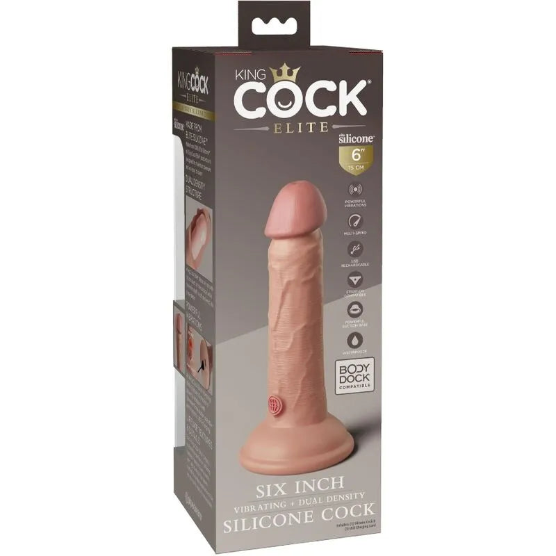 Gode En Silicone Double Densité Vibrant