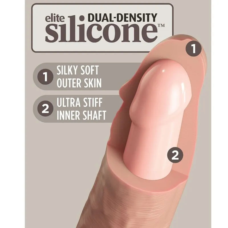 Gode En Silicone Double Densité Vibrant