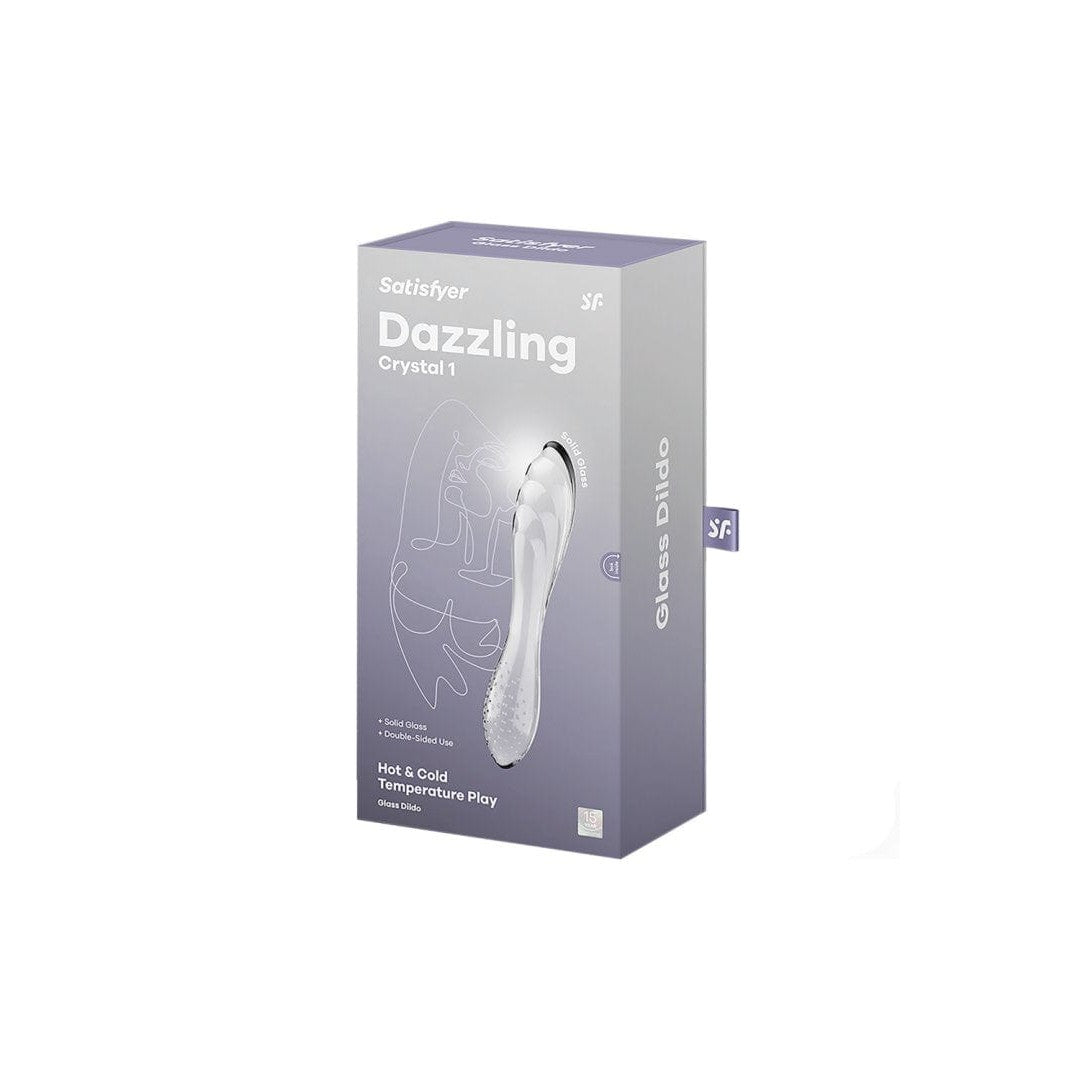 Gode en verre transparent haute qualité Dazzling Crystal 1 Satisfyer - CC597832