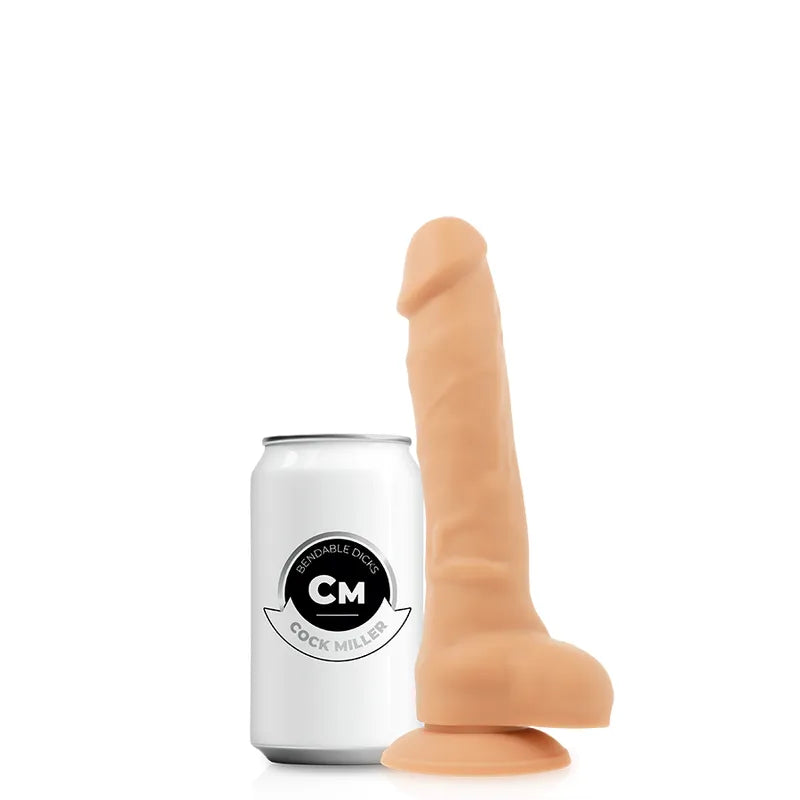 Gode Réaliste Articulable Silicone Platine Hypoallergénique