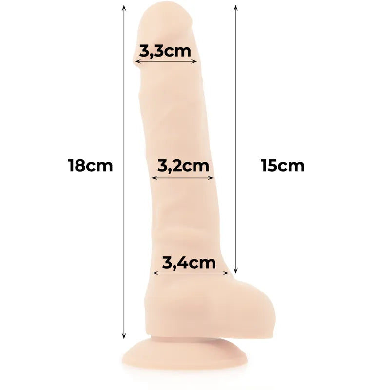 Gode Réaliste Articulable Silicone Platine Hypoallergénique